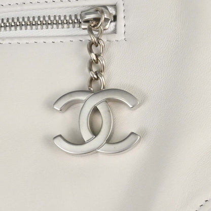 Chanel 2003-2004 White Lambskin Jacket Bag Body Bag