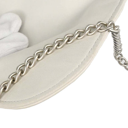 Chanel 2003-2004 White Lambskin Jacket Bag Body Bag