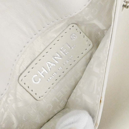Chanel 2003-2004 White Lambskin Jacket Bag Body Bag