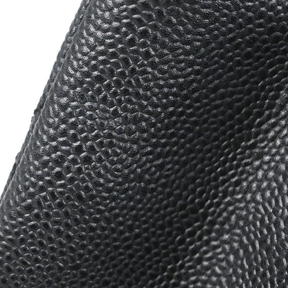 Chanel 2012 Black Caviar Skin Grand Shopping Tote GST Chain Handbag