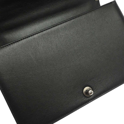 Boy Chanel 2014 Black Lambskin Medium Shoulder Bag