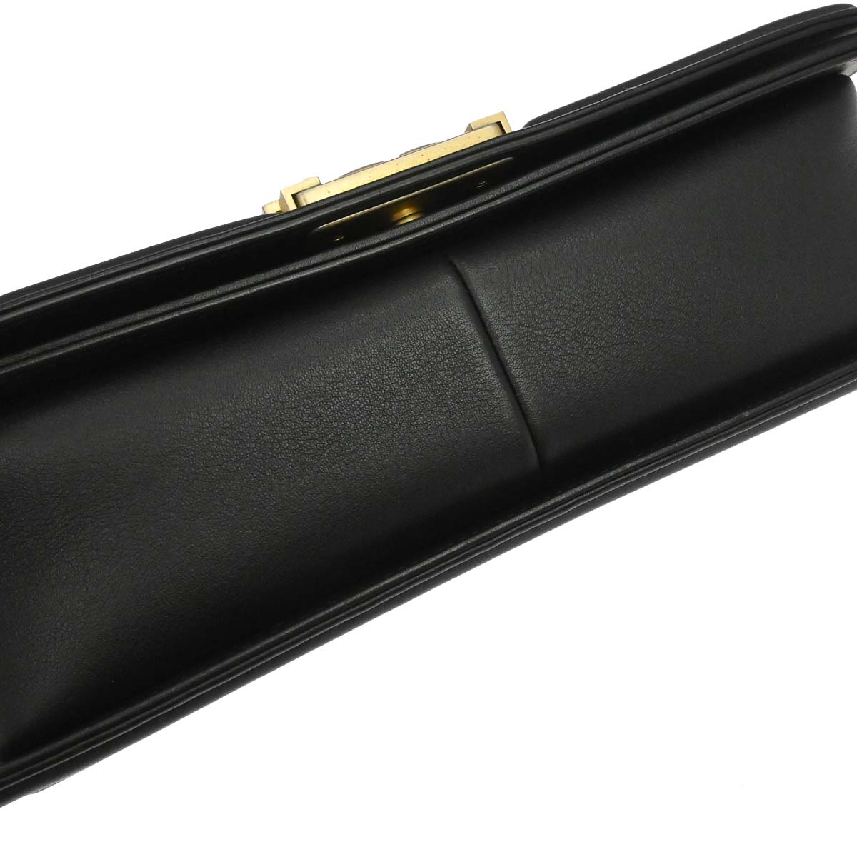 Boy Chanel 2018 Black Lambskin Medium Shoulder Bag