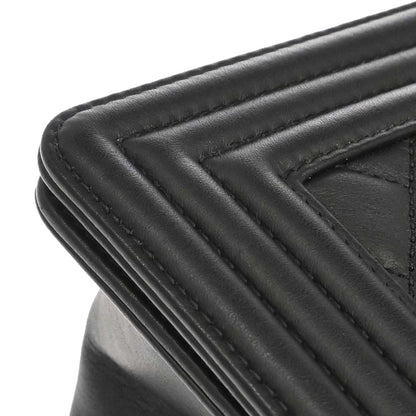 Boy Chanel Black Lambskin Medium Shoulder Bag
