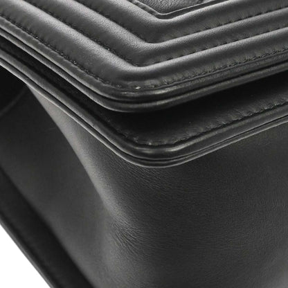 Boy Chanel Black Lambskin Medium Shoulder Bag