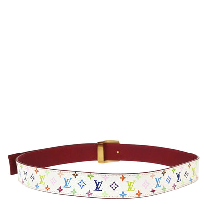 Louis Vuitton Multicolor Ceinture Belt M9682W #80/32 Small Good