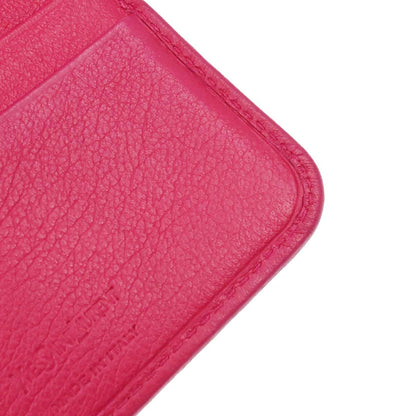 Yves Saint Laurent Pink Calfskin Compact Wallet