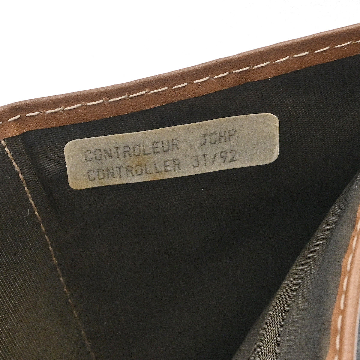 Christian Dior Black Brown Honeycomb Bifold Wallet