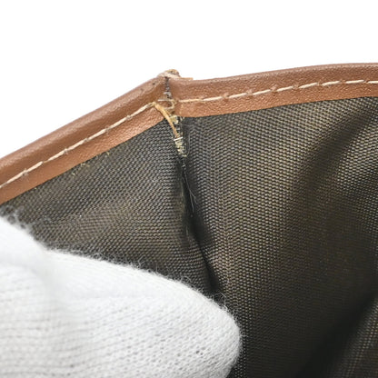 Christian Dior Black Brown Honeycomb Bifold Wallet