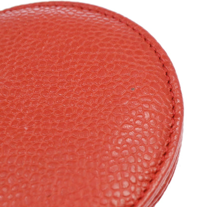 Chanel Red Caviar Skin Compact Mirror Small Good
