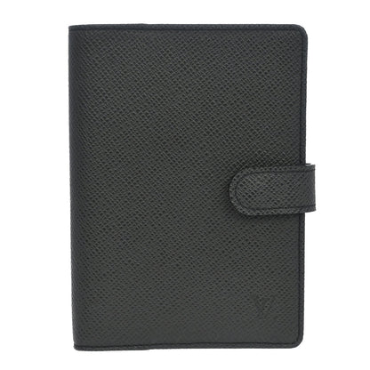 Louis Vuitton Black Taiga Agenda PM Notebook Cover R20426