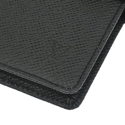 Louis Vuitton Black Taiga Agenda PM Notebook Cover R20426