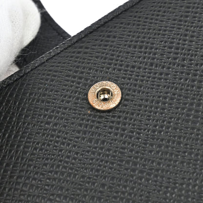 Louis Vuitton Black Taiga Agenda PM Notebook Cover R20426