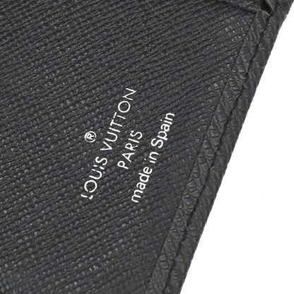 Louis Vuitton Black Taiga Agenda PM Notebook Cover R20426