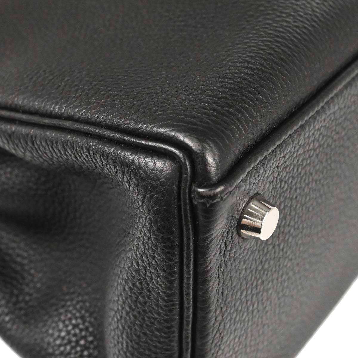 Hermes Black Togo Kelly 32 Retourne 2way Shoulder Handbag