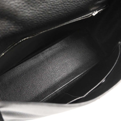Hermes Black Togo Kelly 32 Retourne 2way Shoulder Handbag