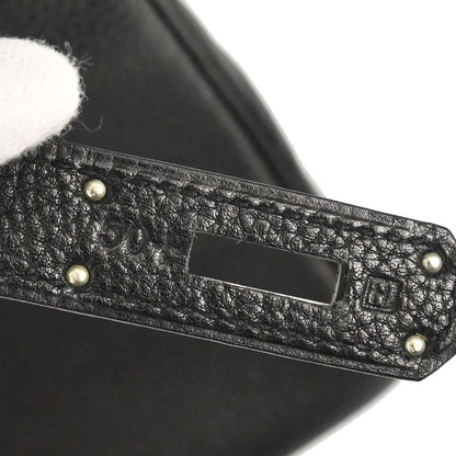 Hermes Black Togo Kelly 32 Retourne 2way Shoulder Handbag
