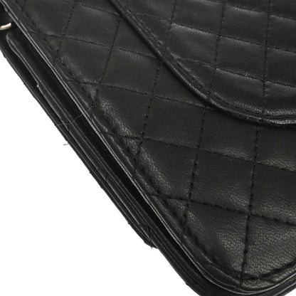Chanel 2008-2009 Black Lambskin WOC Wallet on Chain Bag