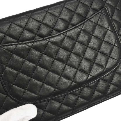 Chanel 2008-2009 Black Lambskin WOC Wallet on Chain Bag