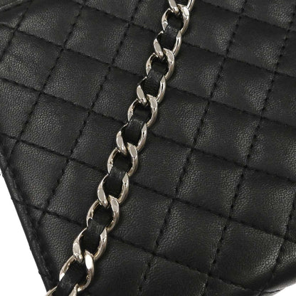 Chanel 2008-2009 Black Lambskin WOC Wallet on Chain Bag
