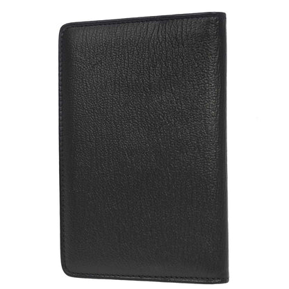 Chanel 1997-1999 Black Leather Cardholder Small Good
