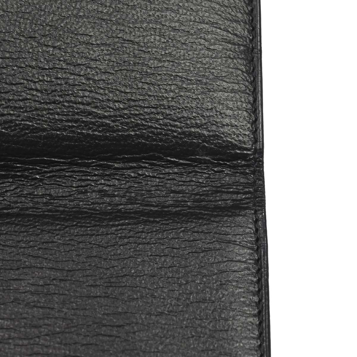 Chanel 1997-1999 Black Leather Cardholder Small Good