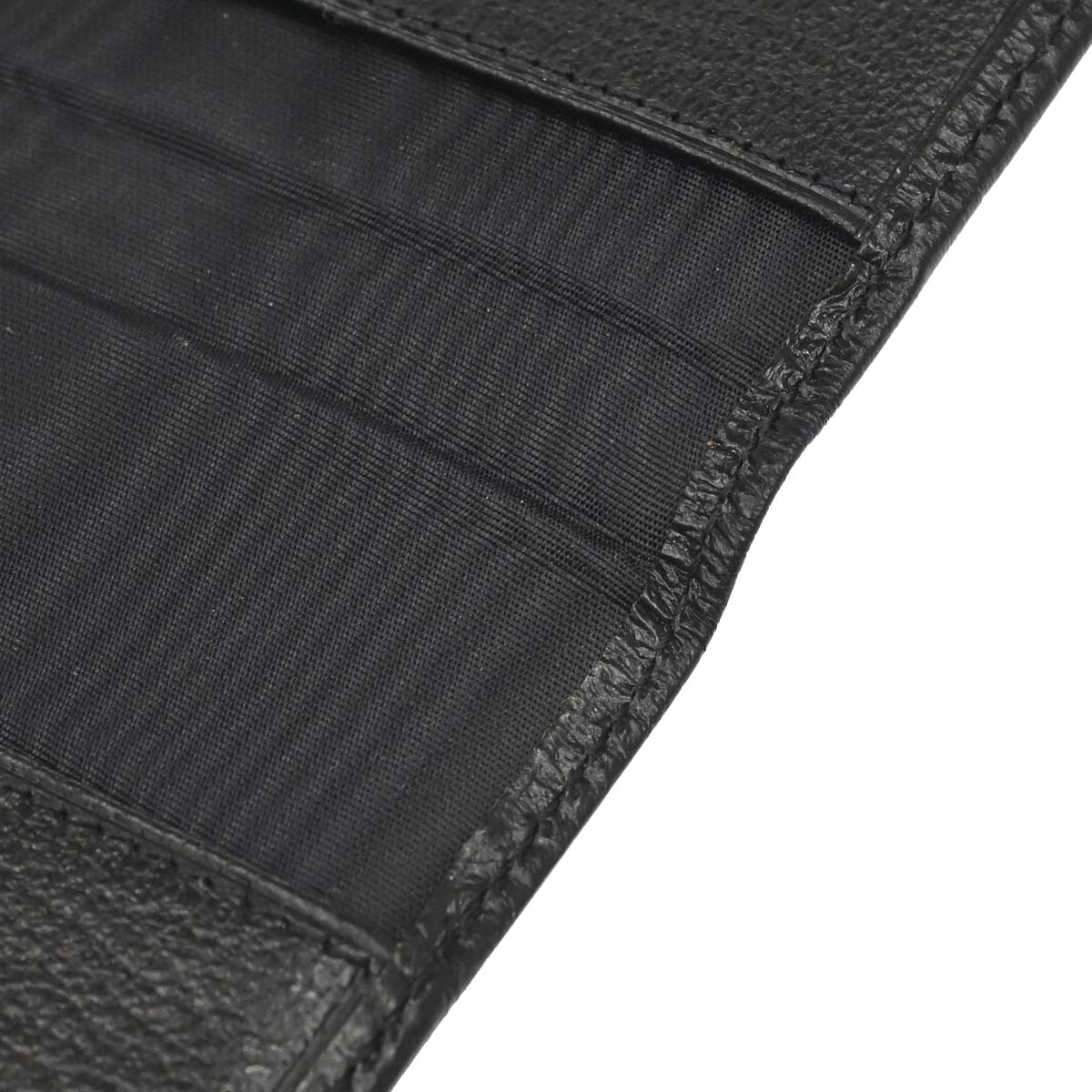 Chanel 1997-1999 Black Leather Cardholder Small Good