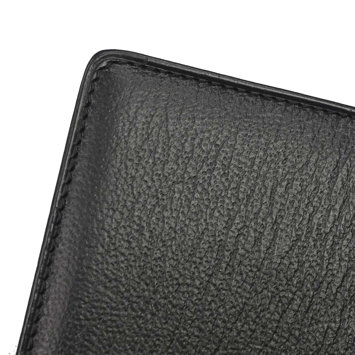 Chanel 1997-1999 Black Leather Cardholder Small Good