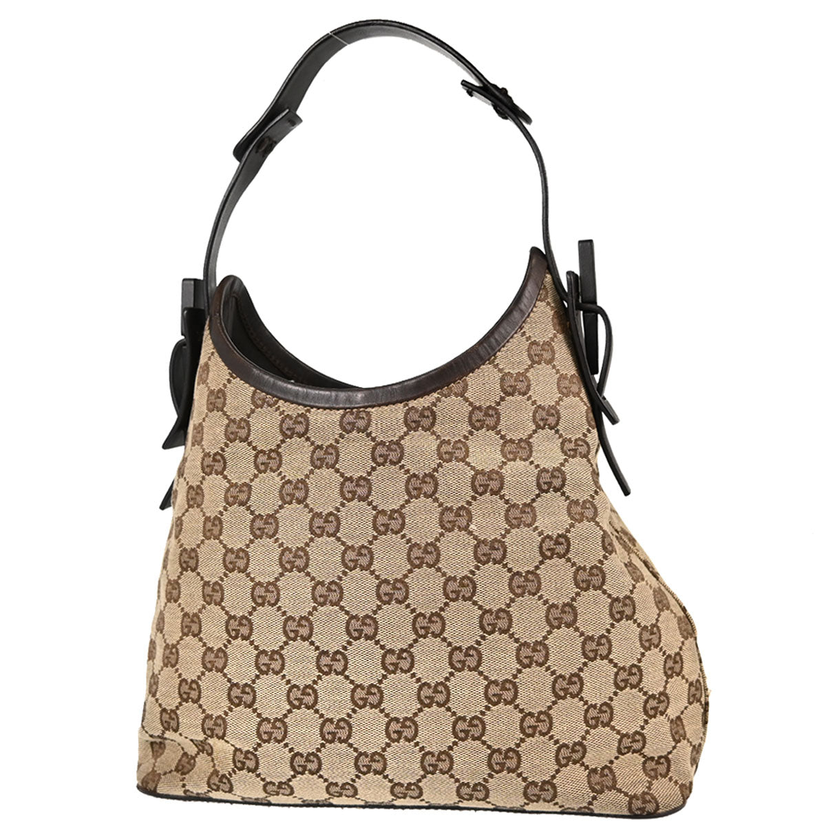 Gucci Beige GG Canvas Handbag