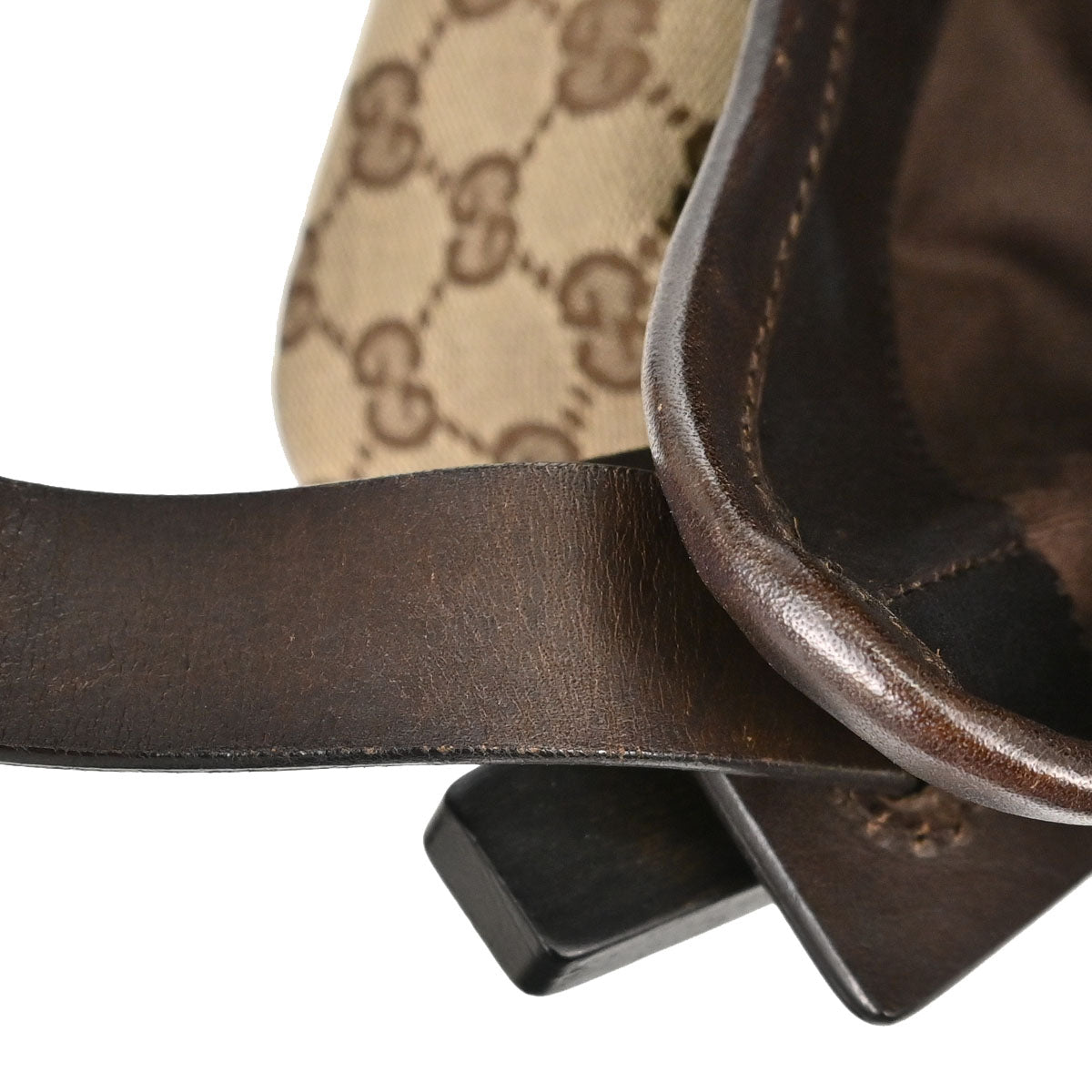 Gucci Beige GG Canvas Handbag