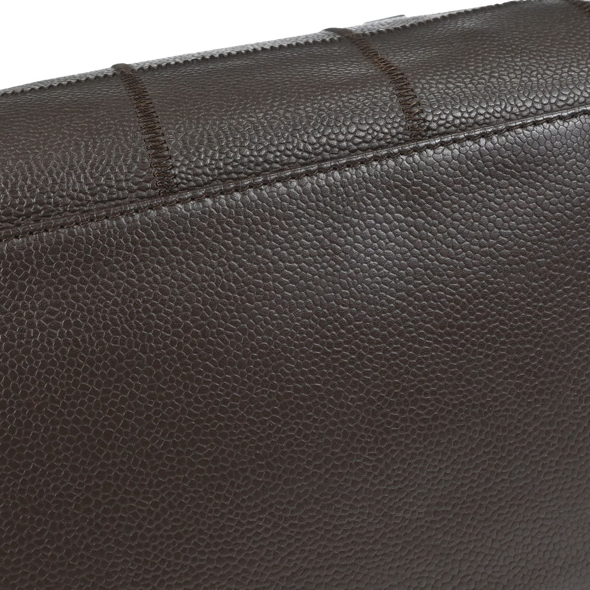 Chanel 2005-2006 Brown Caviar Skin Choco Bar Wild Stitch Handbag