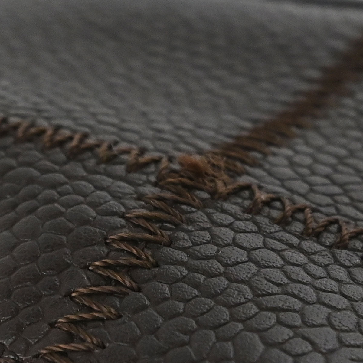 Chanel 2005-2006 Brown Caviar Skin Choco Bar Wild Stitch Handbag
