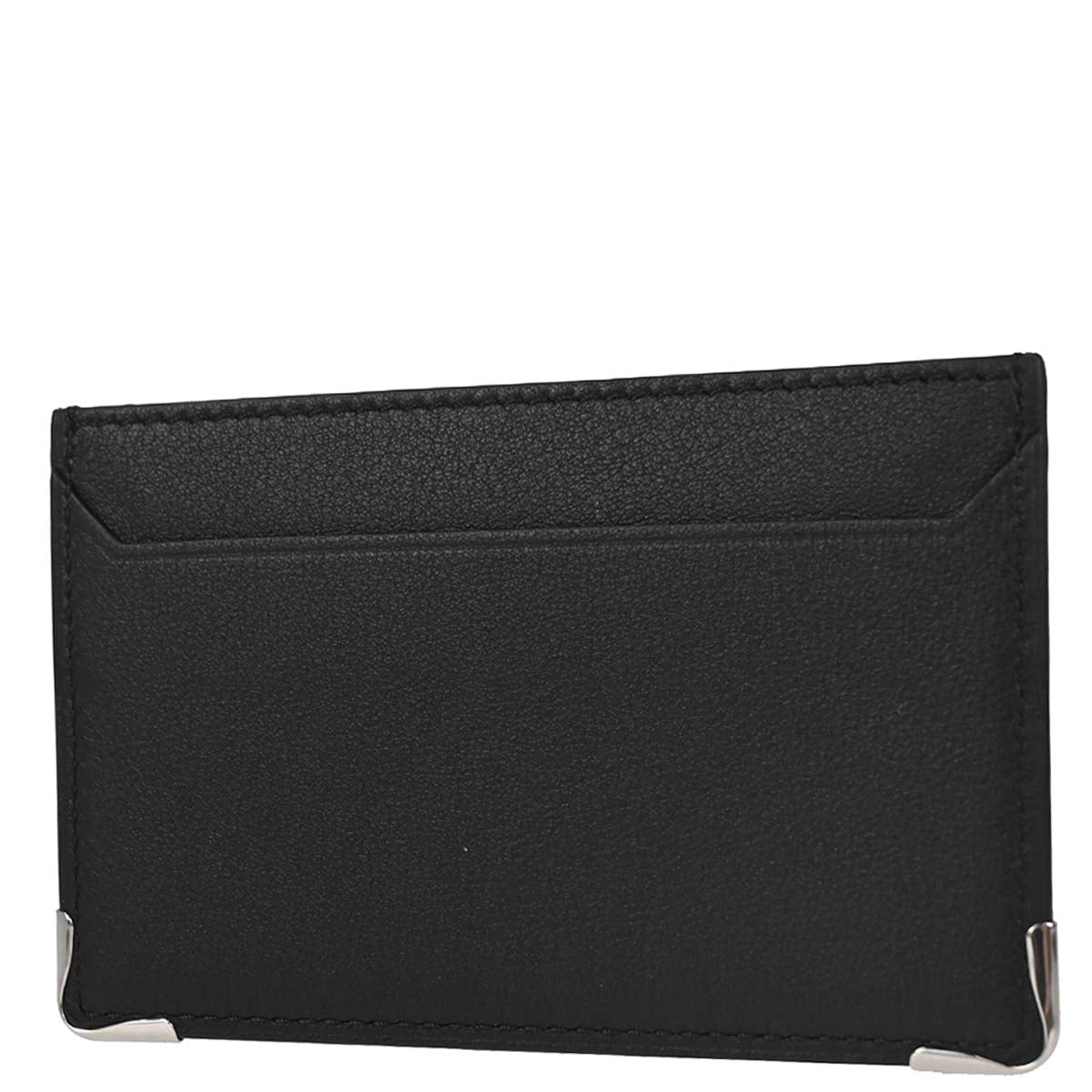 Cartier Black Leather Must de Cartier Cardholder Small Good