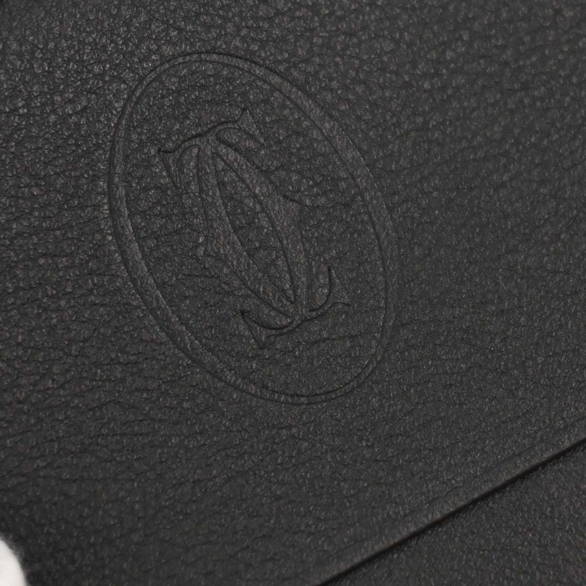 Cartier Black Leather Must de Cartier Cardholder Small Good