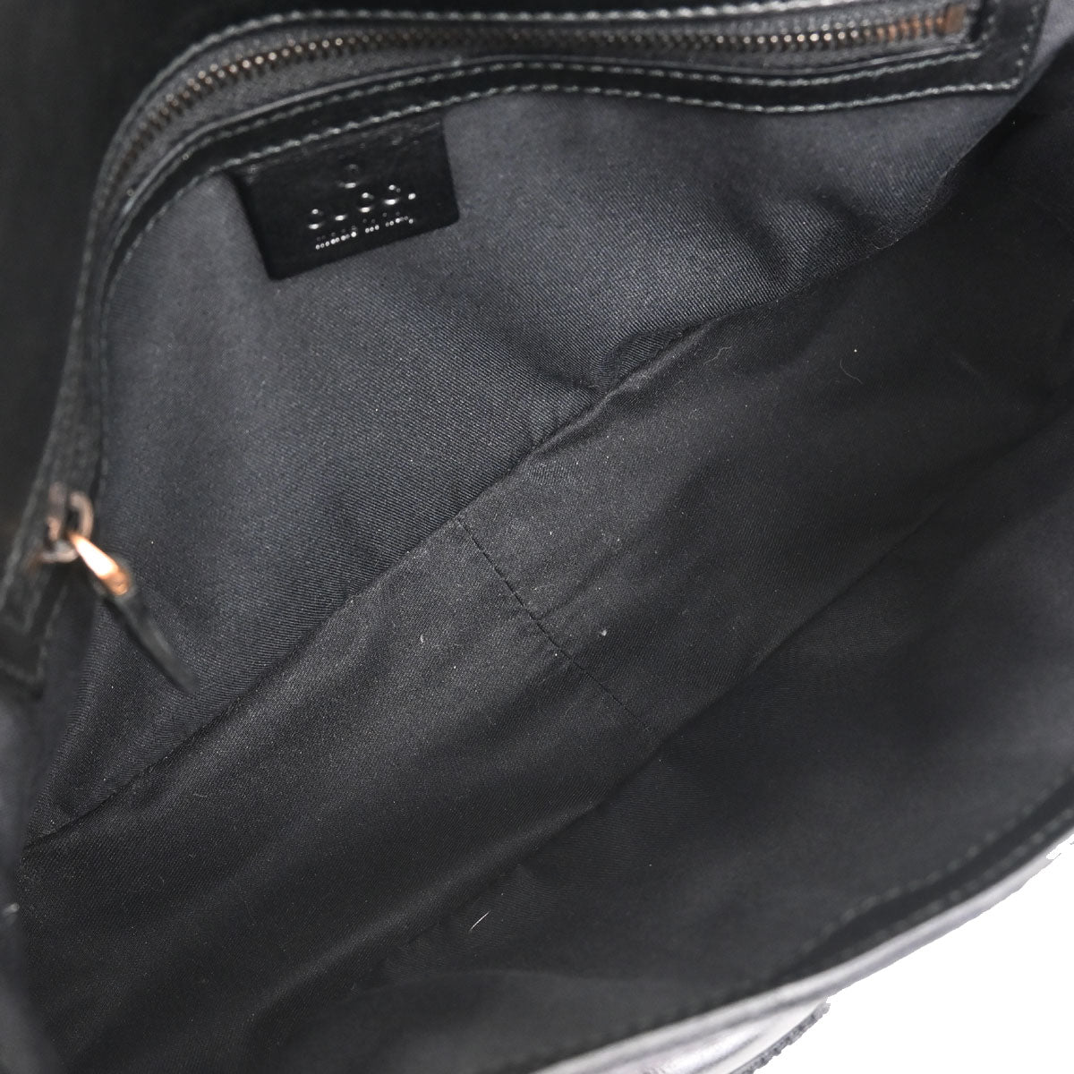Gucci Black Pink Canvas GG Horsebit Handbag