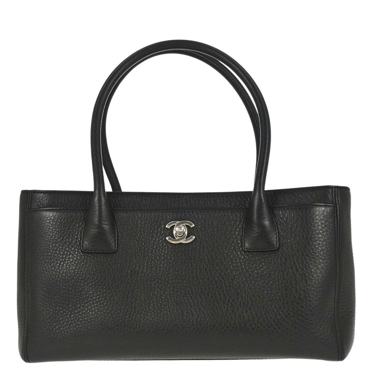 Chanel 2013-2014 Black Deerskin Executive Cerf Tote Bag