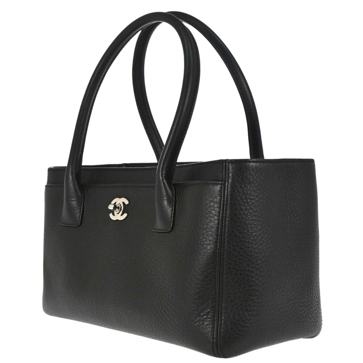 Chanel 2013-2014 Black Deerskin Executive Cerf Tote Bag