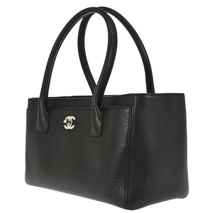 Chanel 2013-2014 Black Deerskin Executive Cerf Tote Bag