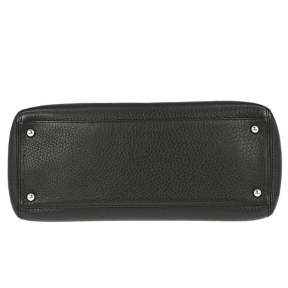 Chanel 2013-2014 Black Deerskin Executive Cerf Tote Bag