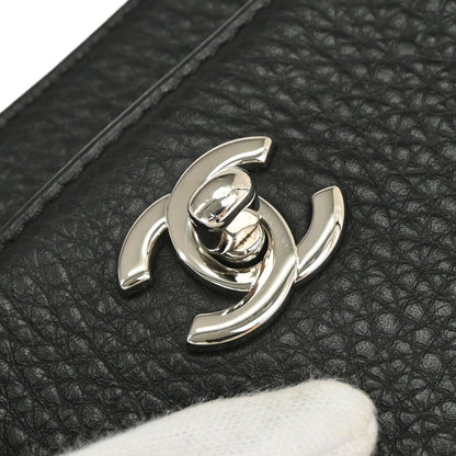 Chanel 2013-2014 Black Deerskin Executive Cerf Tote Bag