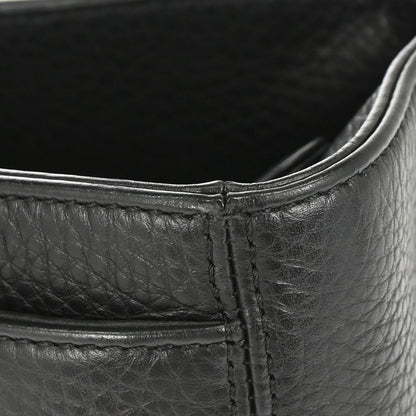 Chanel 2013-2014 Black Deerskin Executive Cerf Tote Bag