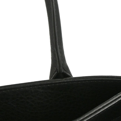 Chanel 2013-2014 Black Deerskin Executive Cerf Tote Bag