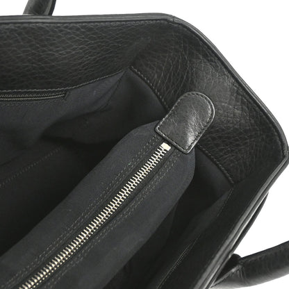 Chanel 2013-2014 Black Deerskin Executive Cerf Tote Bag