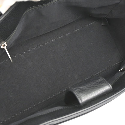 Chanel 2013-2014 Black Deerskin Executive Cerf Tote Bag