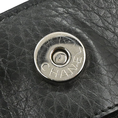 Chanel 2013-2014 Black Deerskin Executive Cerf Tote Bag