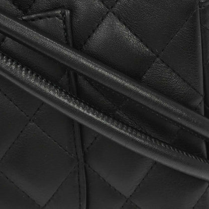 Chanel 2005-2006 Black Calfskin Cambon Ligne Shoulder Bag