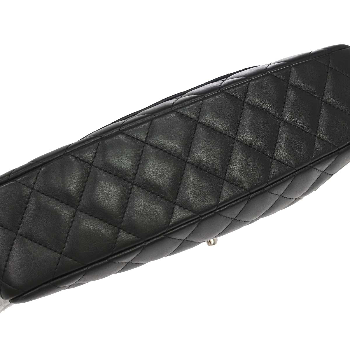 Chanel 2005-2006 Black Calfskin Cambon Ligne Shoulder Bag
