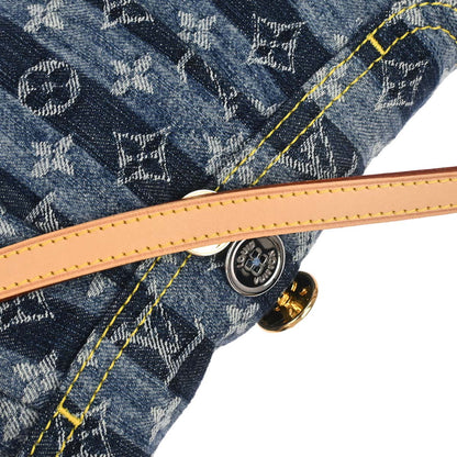 Louis Vuitton Blue Monogram Denim Mini Pleaty Raye Handbag M95332