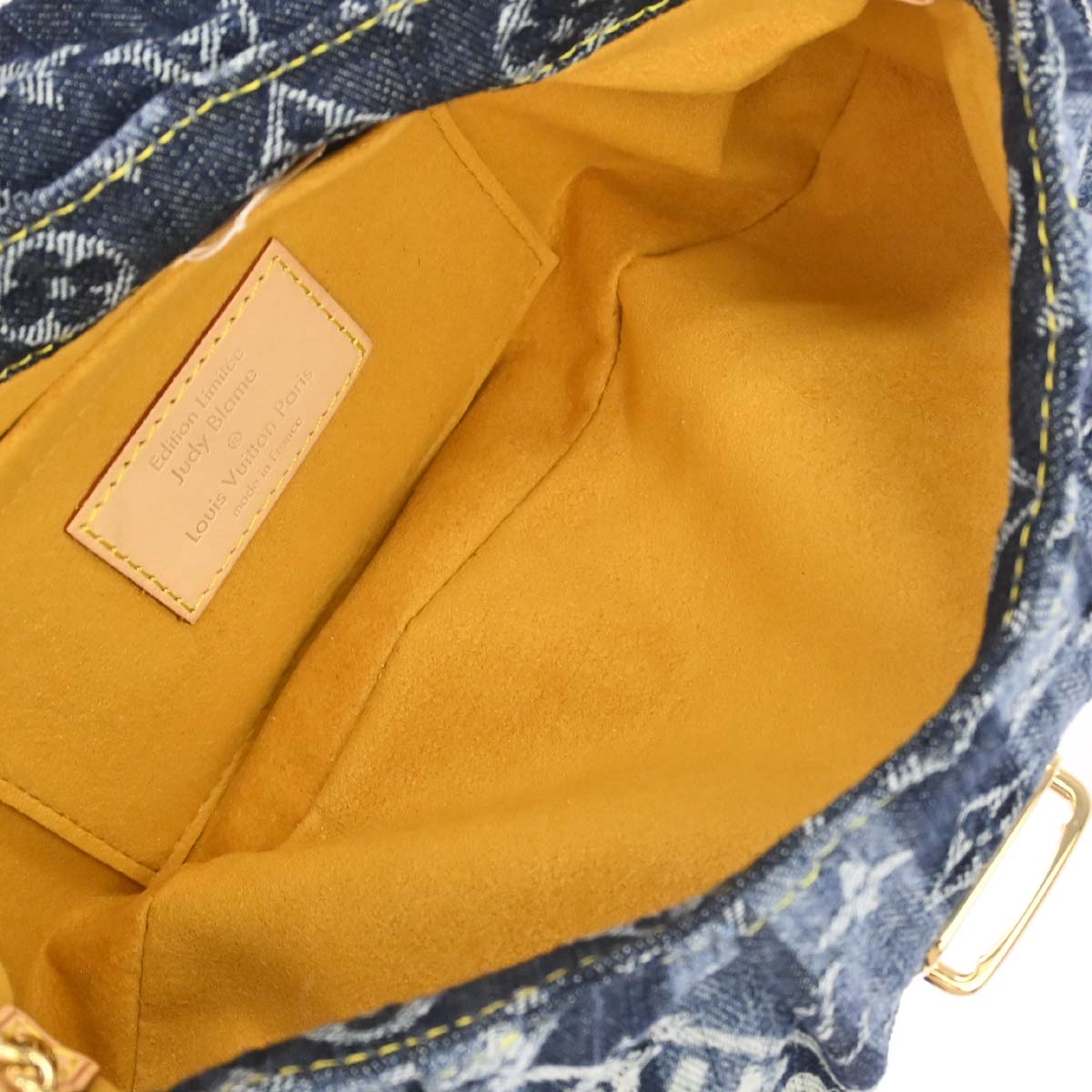 Louis Vuitton Blue Monogram Denim Mini Pleaty Raye Handbag M95332