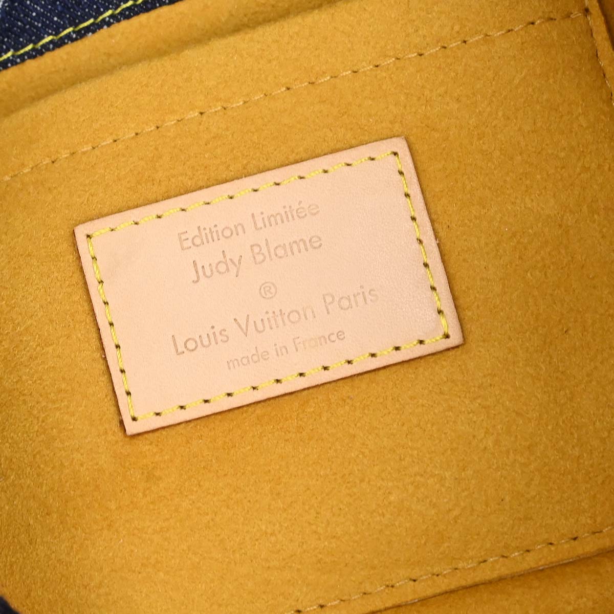 Louis Vuitton Blue Monogram Denim Mini Pleaty Raye Handbag M95332