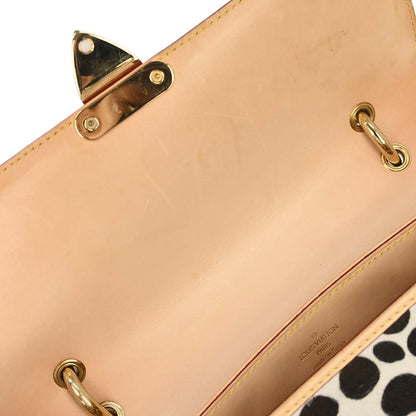 Louis Vuitton Black Pony hair Sac Dalmatian Handbag M92825